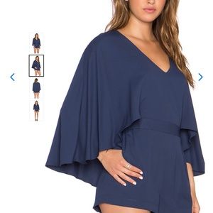 BCBG MaxAzria IDINA Cape Romper